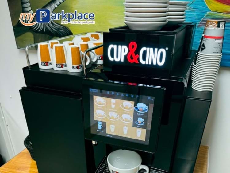 myParkplace Kaffemachine am Airport BER Berlin Brandenburg