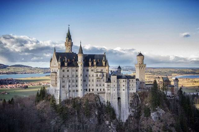 Parken am Schloss Neuschwanstein