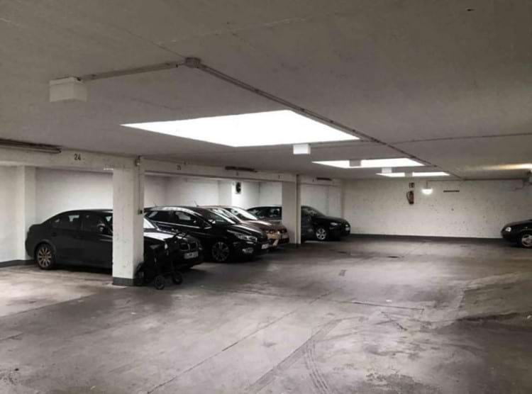 Parkplatz in Tiefgarage mit Valet Service am Airport Düsseldorf