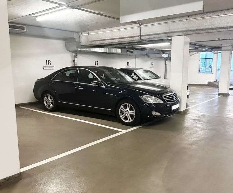 Parkplatz in Tiefgarage mit Valet Service am Airport Frankfurt