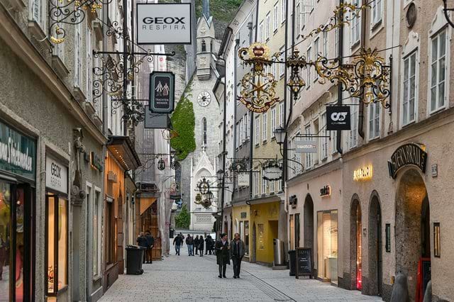 Parken in der Altstadt - Salzburg