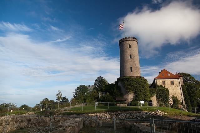 Parken an der Sparrenburg - Bielefeld