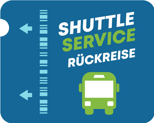 Rückeise mit Shuttlebus